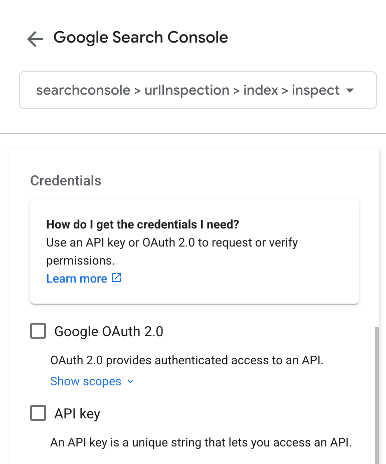 set authentication