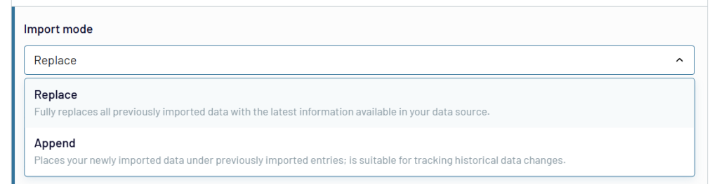 coupler.io import modes