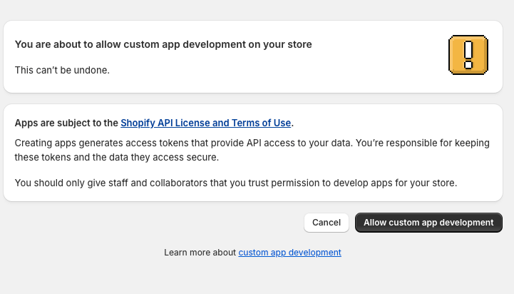 Custom app dev