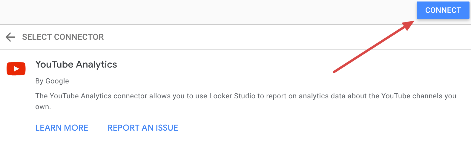Connecting to YouTube Analytics in Looker Studio