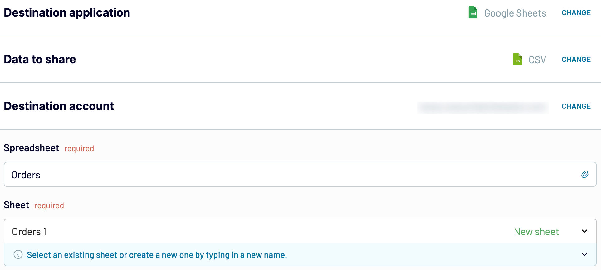 Setting up Google Sheets as a destination for your data in Coupler.io