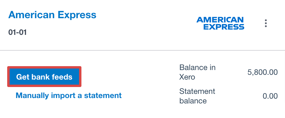 Connecting a bank feed in Xero