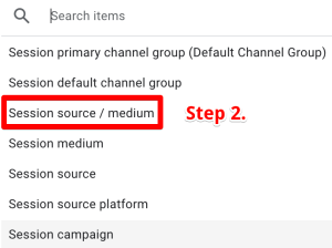 GA4 referral traffic source medium