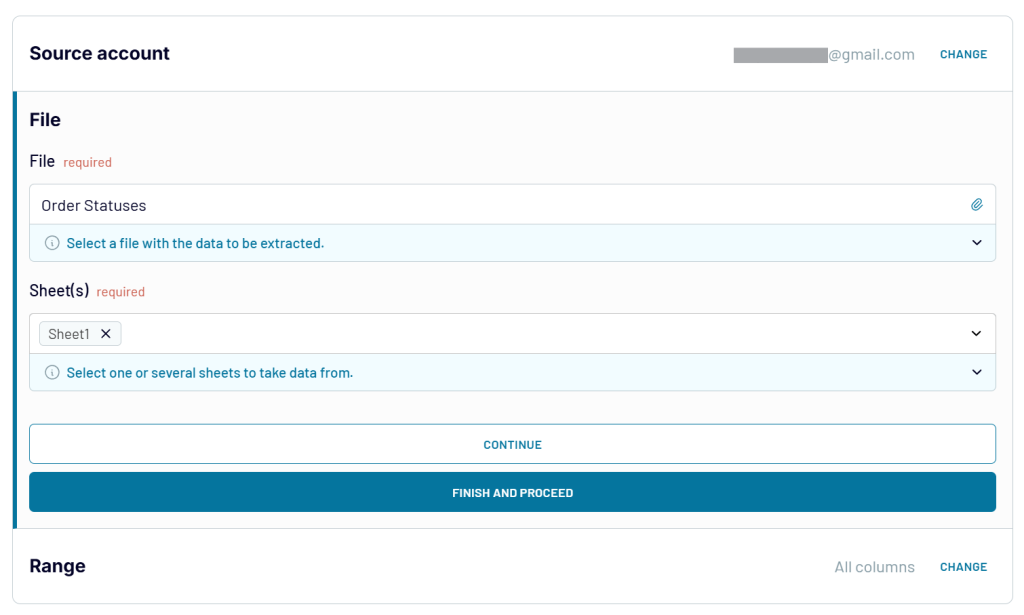 Connect Google Account to Coupler.io