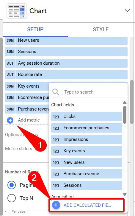 add calculated field