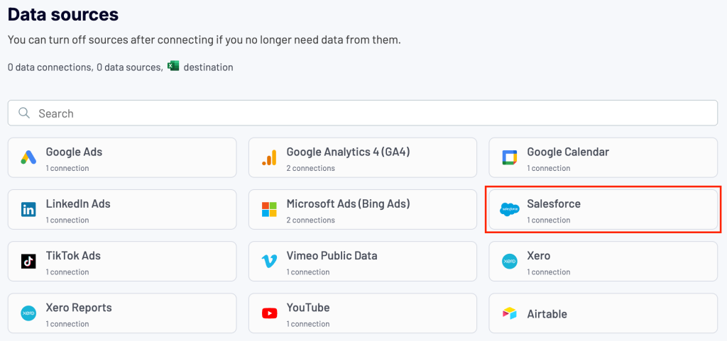 10 salesforce to excel adding data source in excel add in