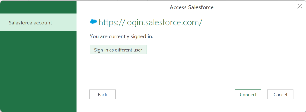 29 salesforce to excel connecting to data with power query