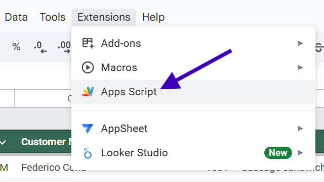 Google Apps Script option