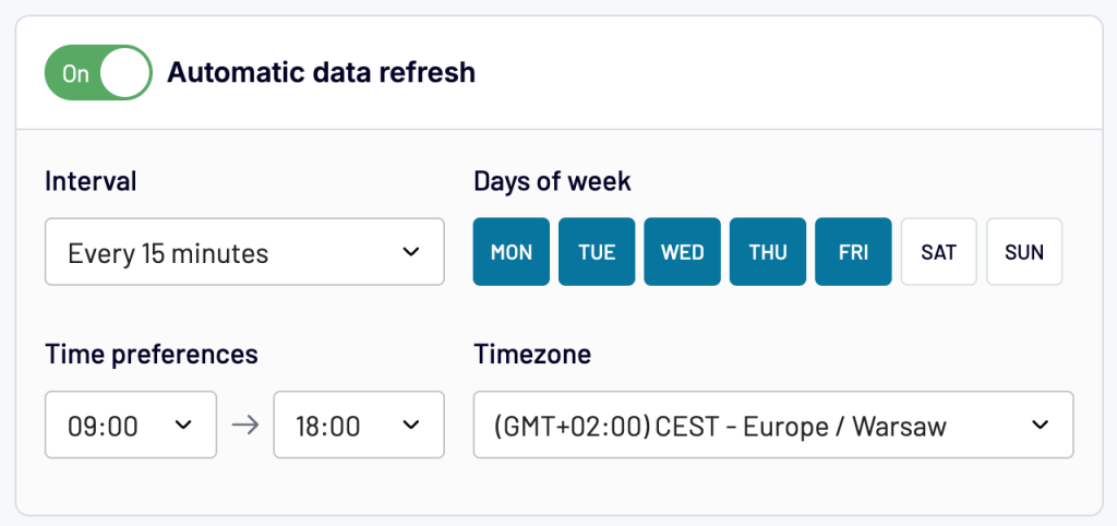 7 salesforce to excel setting up automated data refresh in coupler