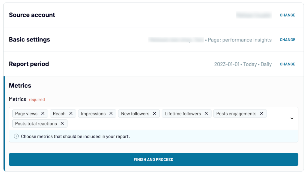 source account setup