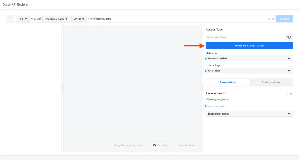 generate user access token