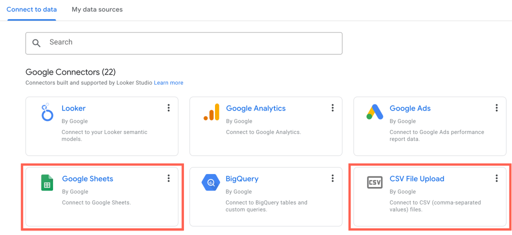 connect google sheets to looker studio