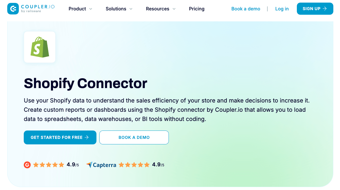3 etsy to shopify landing page for coupler integration with shopify