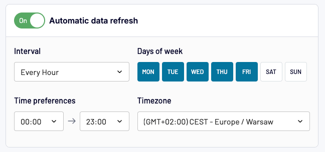 google calendar to json enable auto data sync in coupler