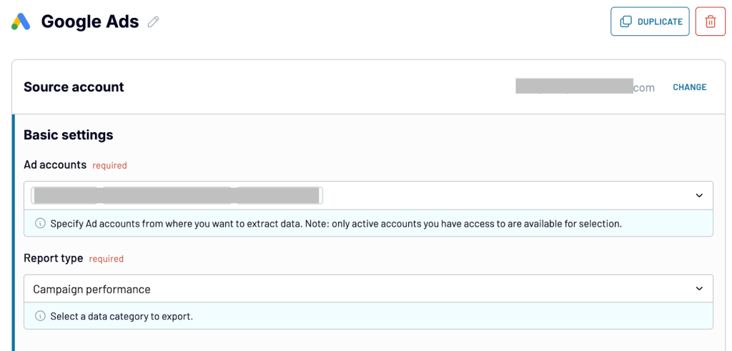 google ads settings
