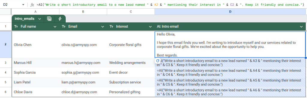 Dynamic prompts