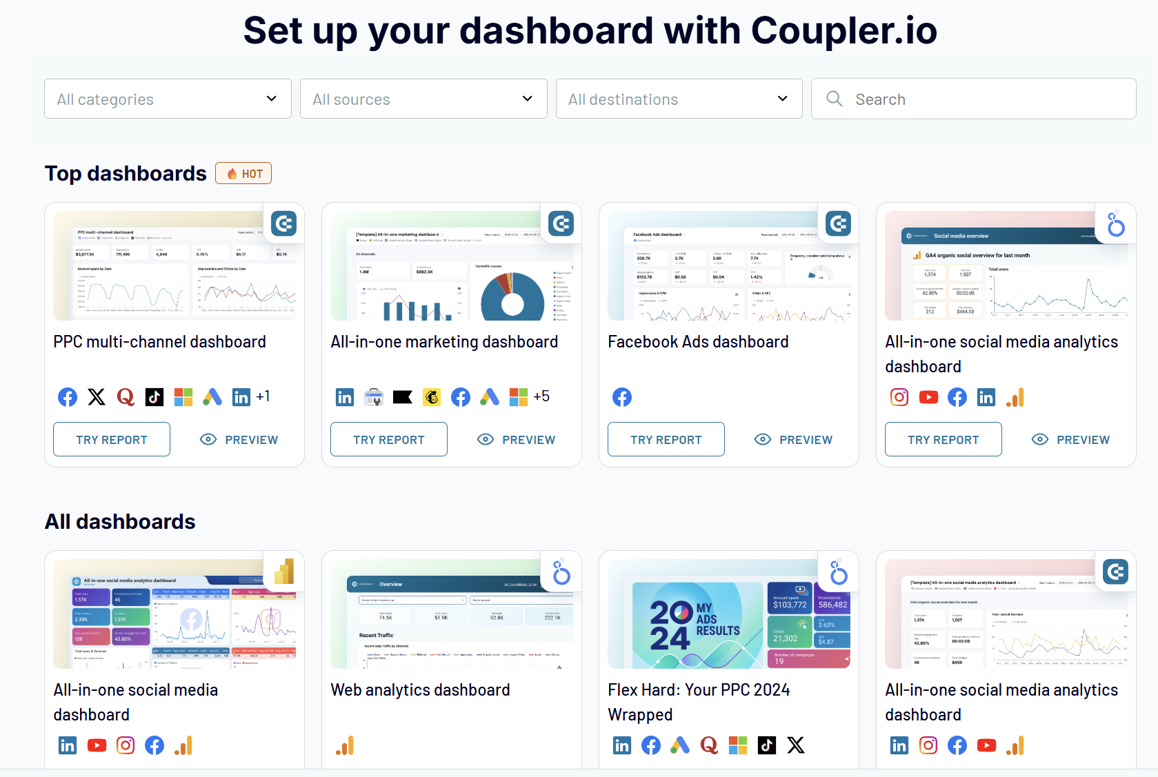 dashboards coupler