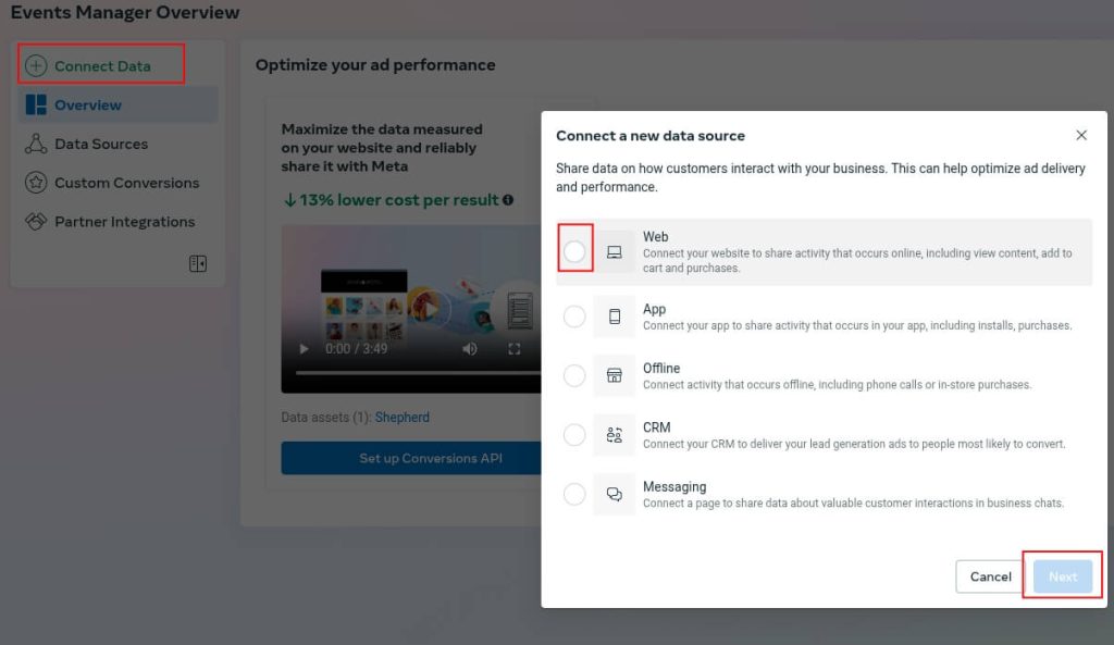 set up facebook pixel1